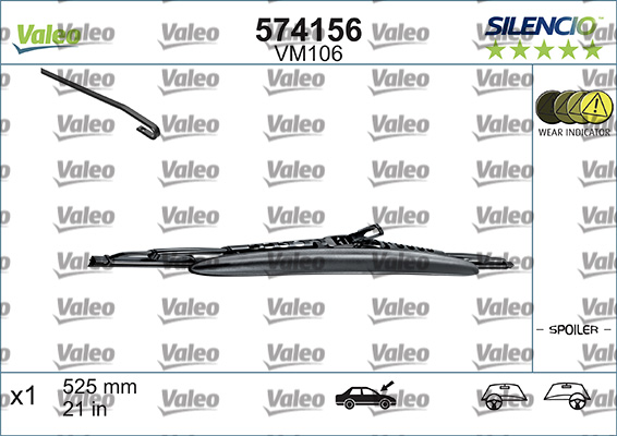 Lamela stergator VW GOLF IV (1J1) 1.6 16V  benzina 105 cai VALEO 574156